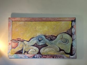 Abstract Acrylic Painting