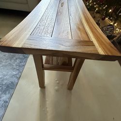 New 34” Teak Bench