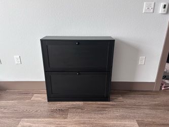 Wood Shoe Storage Cabinet