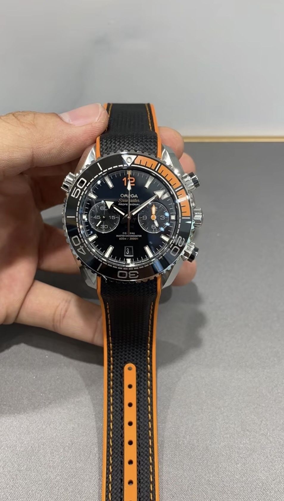 Omega Seahorse Series Ocean Universe Automatic Mechanical Movement 600m Waterproof Men's Watch(off1100)88