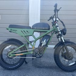 FREEGO Shotgun Flash F3 Pro 1000 Watt Peak Dual Motor Dual Battery Electric Bike 