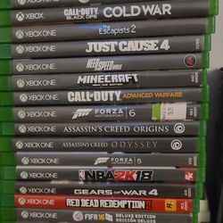Xbox one games 4 for $30 only 
