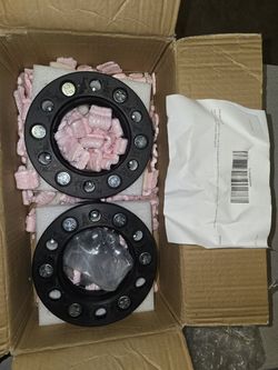 KAX 6x5.5 Wheel Spacers 1 Inch Hubcentric 4pc – M12x1.5 106mm Bore