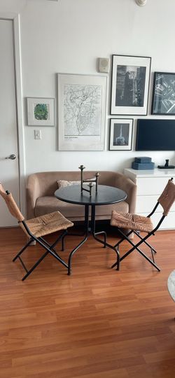 Bistro table with chairs