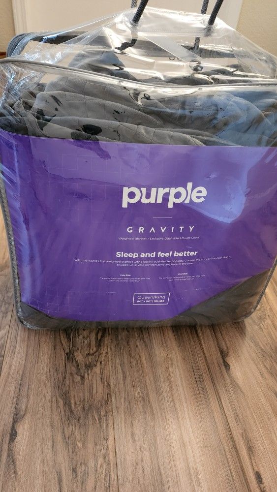 Purple gravity Weight blanket 
