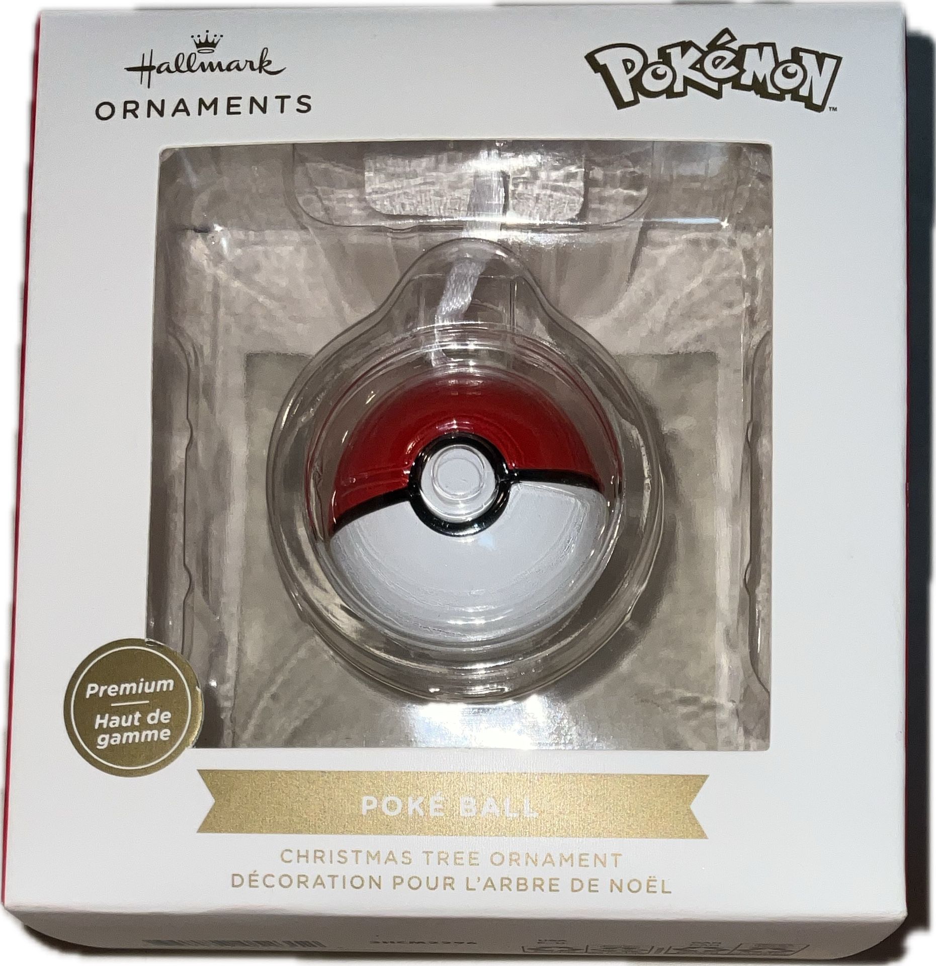 New Pokemon Pokeball Hallmark Christmas Tree Ornament 2024