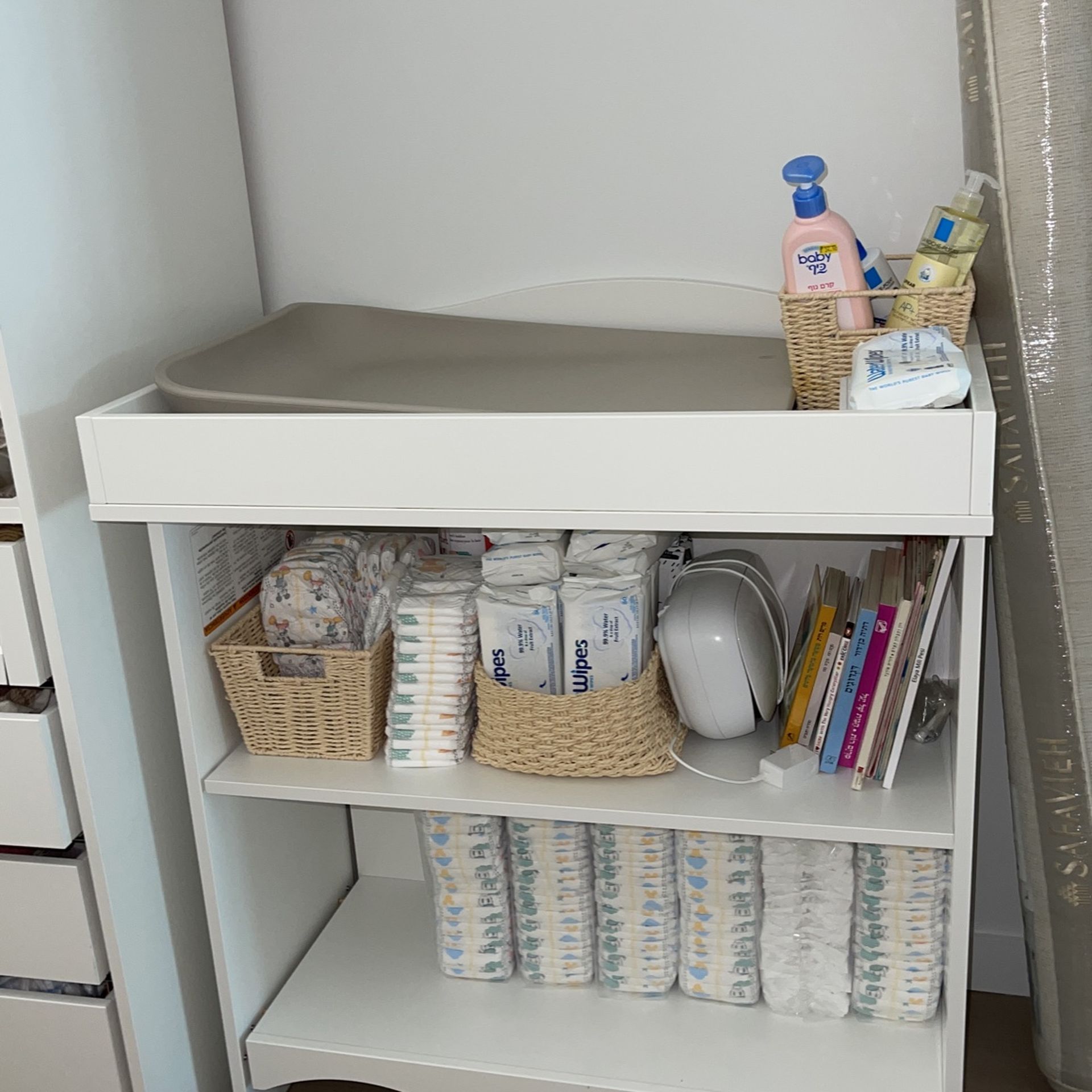 White Baby Changing Table