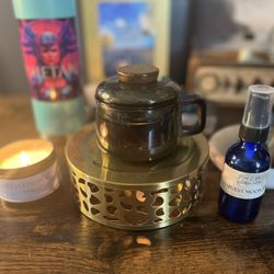 Tea Cup (loose Leaf Diffuser) And Tea Warmer Set