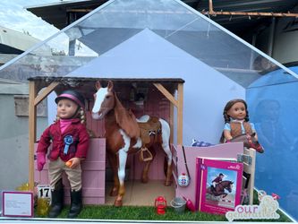 Our generation — Toy horse Barbie display