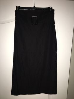 High waisted black skirt, size S