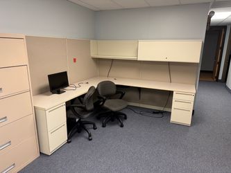 Office Furniture Liquidation – Executive Desks, Conference Table, Reception Desk, Cubicles & Chairs – $2,200