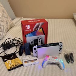 SWITCH OLED CONSOLE - HUGE BUNDLE 🔥🔥🔥