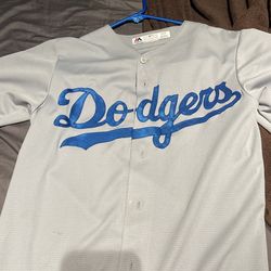 Dodger Majestic Jersey (gray)