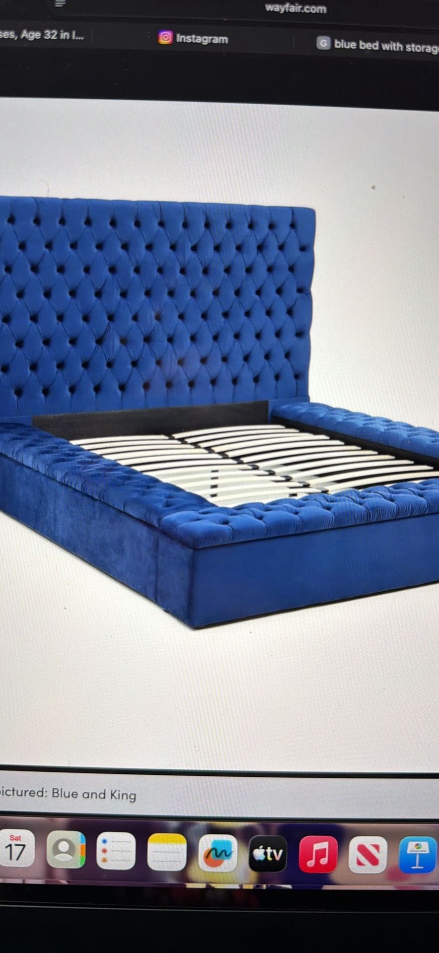 King Bedframe With Storage