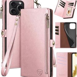 XcaseBar Wallet Case with zipper for iPhone 16 Pro Max 