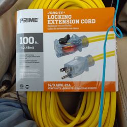 New 100 Ft Extension Cord 3 For 60