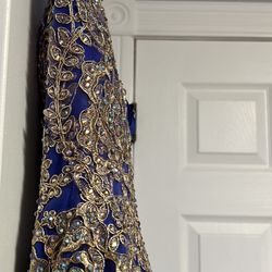 Quinceañera Dress XS Royal Blue 400.00