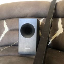 Samsung Sound Bar And Subwoofer