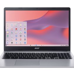 Acer Chromebook 315, 15.6' HD, Intel Celeron N4000, 4GB RAM, 128GB eMMC, Silver, CB315-3H-COVT