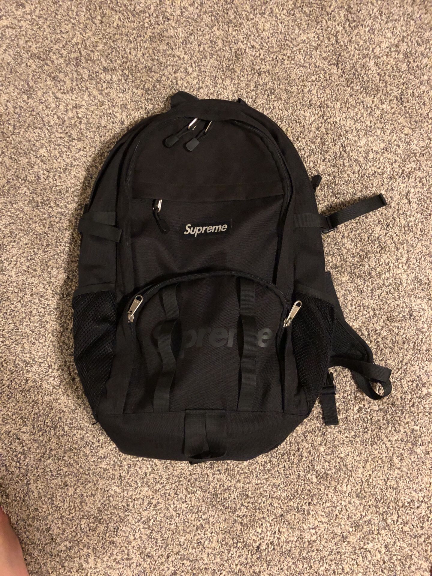 Supreme Backpack SS17 Black BOX LOGO 100% AUTHENTIC