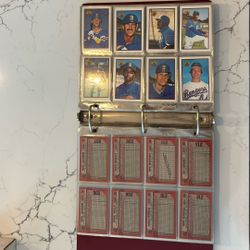 1989 Bowman complete set nice in binder