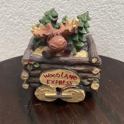 Moose Woodland Express Train Piece
