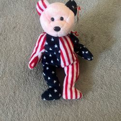 Spangle Beanie Baby 1999 Red Face