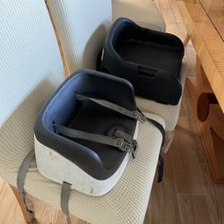 TWO High Chair Booster Seats