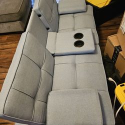 NEW Light Blue Futon/Sofa