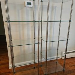 Glass Shelf Set Of 2 - 5 Tier