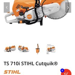 TS 710i STIHL Cutquik 14”