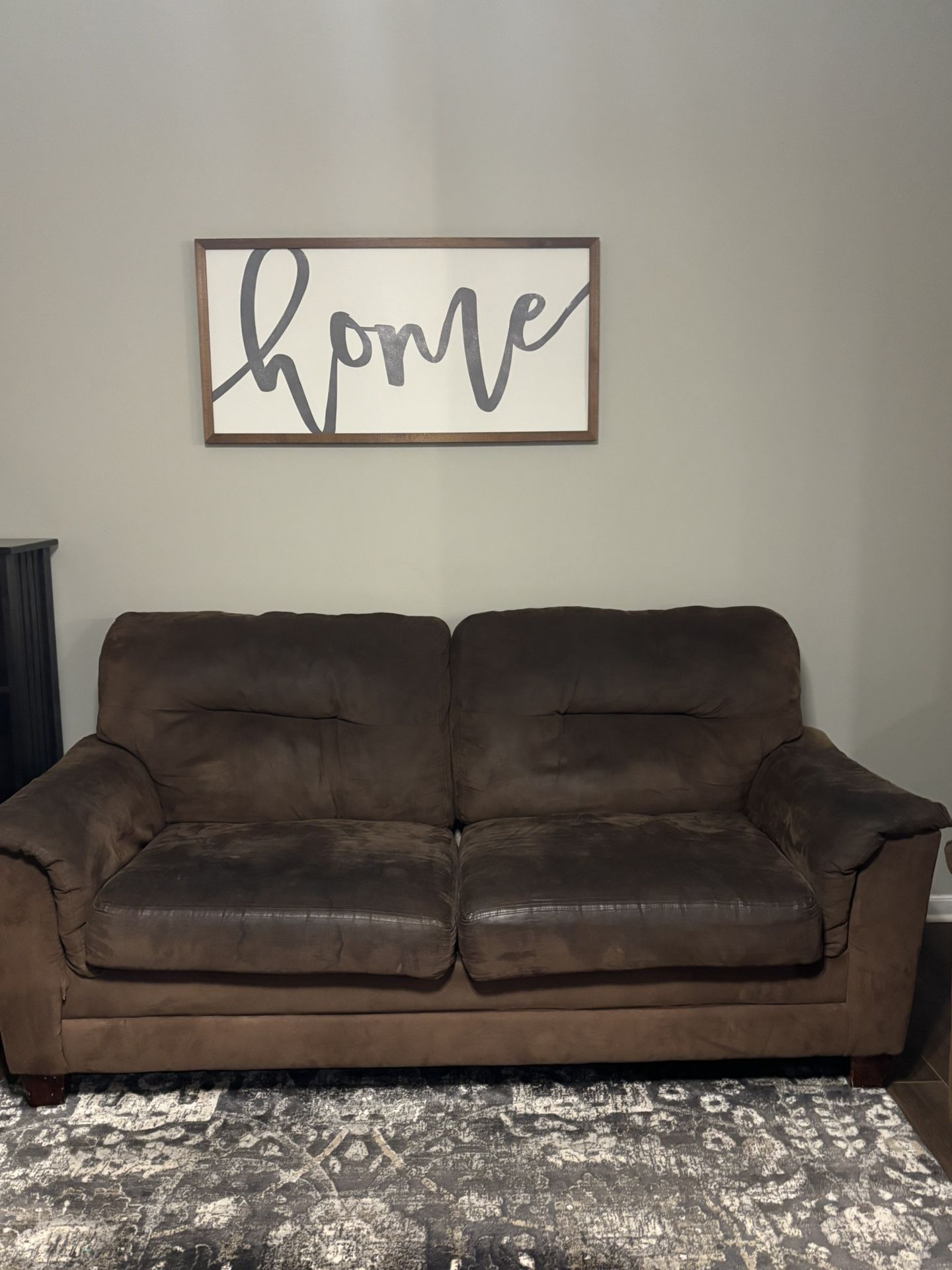 FREE- 2 Piece Brown Couch