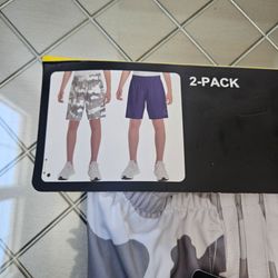 Boys Athletic Shorts 2-Pack