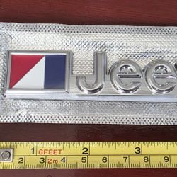 Jeep Badge Emblem Adhesive Back See All Pics Sold Separately SHIPPING AVAILABLE 
