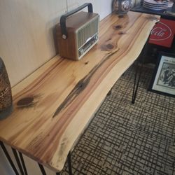 LIVE EDGE FOYER TABLE 