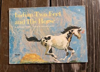 Vintage 1964 Indian Two Feet and His Horse