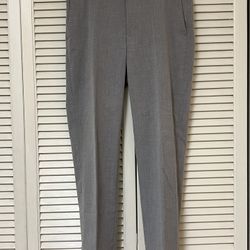 Murano Alex Fit Men's Wardrobe Essential     Gray Flat Front Pants - 30x32 - EUC