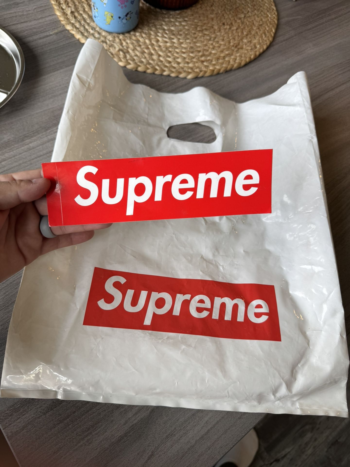 Supreme Bag And Sticker