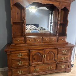 Antique Hutch Dresser 