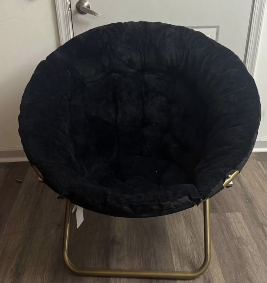 Black Round Chair