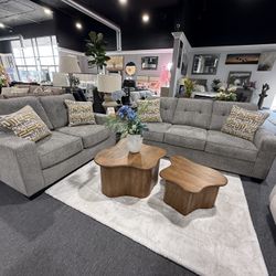 2 PC SOFA AND LOVESEAT 