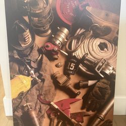 Firefighting Canvas Print