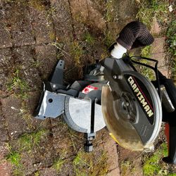 Craftsman miter saw, 100’ hose pipe, Blower