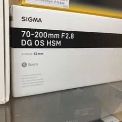 Sigma 70-200mm f/2.8 DG OS HSM Sports Lens for Nikon F