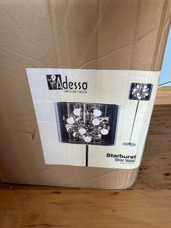 Adesso Starburst Floorlamps- new in box- 4 available