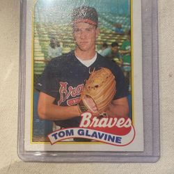 1989 Topp Tom Glavine Card #157 
