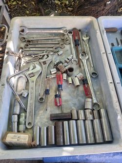 3 crates of tools $35