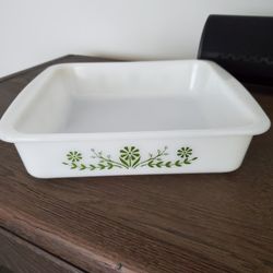 Vintage Glass Bake Casserole Dish