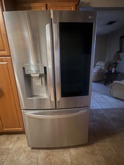 LG fridge stain and steal.