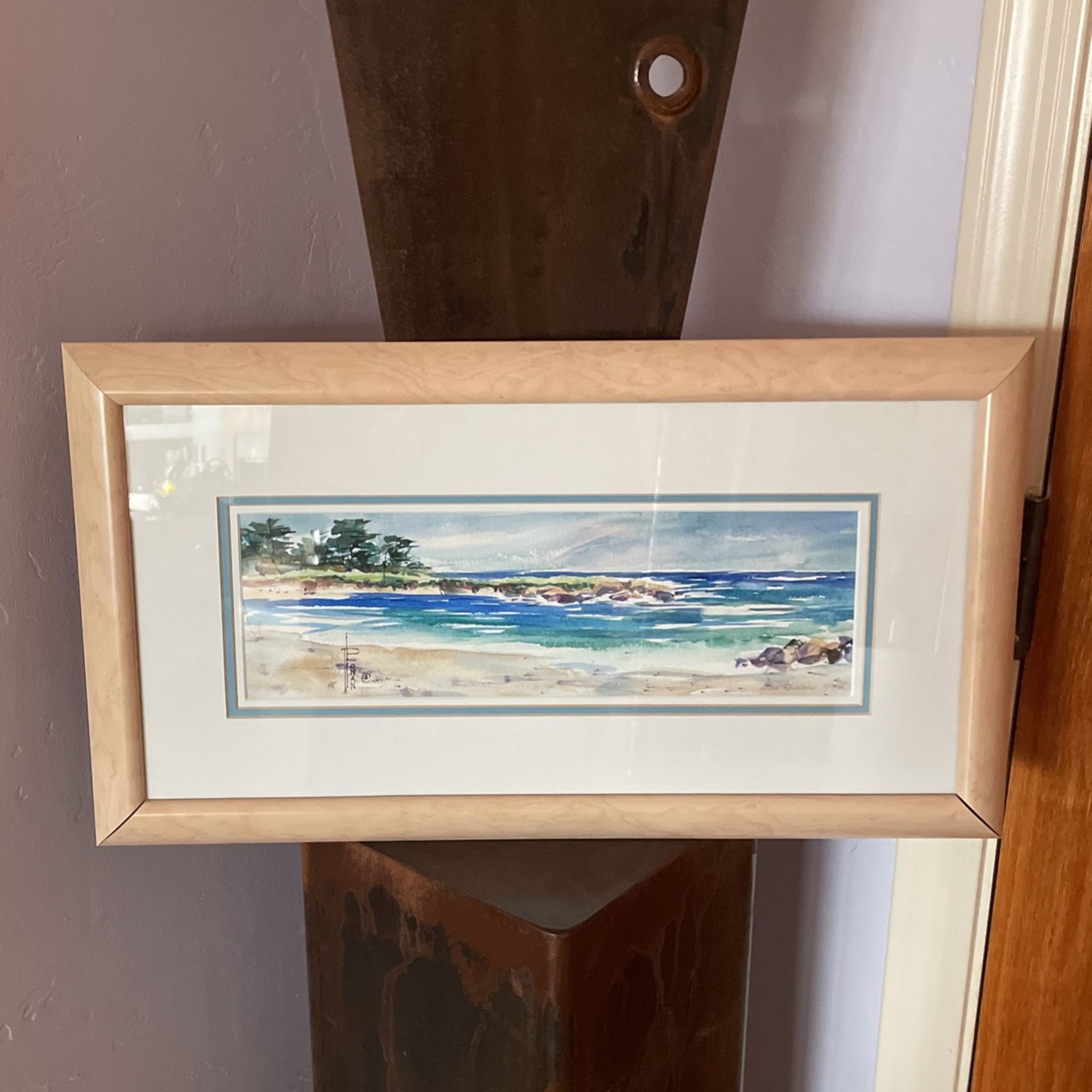 Lou Roman Art Signed Numbered Matted Framed!